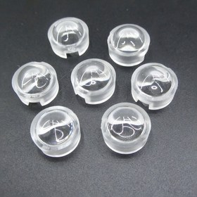 Resim 6 Adet Yüksek Güçlü Taklit Lümen Lamba Lensleri - 13mm Konveks Lens, 60° Geniş Açılı, Şeffaf Dayanıklı Plastik DIY Aydınlatma ve Dekoratif Projeler İçin (Elektriksiz) 