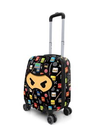 Resim Coral High Kids Siyah Ninja Desenli Çocuk Valizi 16747 