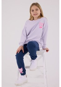 Resim Rolypoly Kız Çocuk Mor Eşofman Takımı Rp3695-c-v1 Mor 