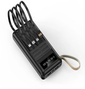 Resim ACL Pw60 Güneş Enerjili Solar 20.000 Mah 4lü Kablolu Led Ekran Fenerli Yeni Nesil Powerbank 