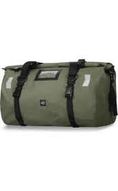 Resim Creatorally Motosiklet Kuru Çanta, Büyük Kapasiteli Su Geçirmez Silindir Çanta ile Rulo Üst Kapatma, Omuz Askıları, Yansıtıcı Tasarım (Ordu Yeşil, 40L) (Yurt Dışından) 