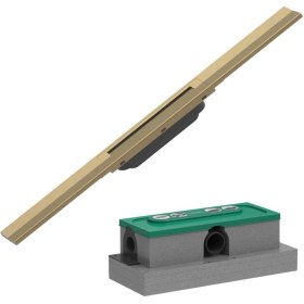 Resim Hansgrohe Raindrain Flex Duş Kanalı 70 cm Kesilebilir Bronz ve İç Set 