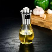 Resim Alfa Aksesuar 03 Paslanmaz Çelik Başlıklı Cam Spray Yağdanlık 