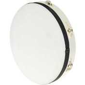 Resim Tef Atölyesi Deri Tef 27 Cm Plastik 5 Zilli Tef Kına Tefi 1 Adet 