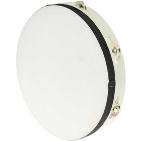 Resim Tef Atölyesi Deri Tef 27 Cm Plastik 5 Zilli Tef Kına Tefi 1 Adet 