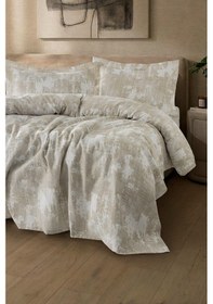 Resim Desert Çift Kişilik Yatak Örtüsü Seti 200x230 Bej Ekru 