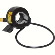 Resim 130X Parmak Gazı Hızlandırıcısı Elektrikli Scooter/Bisiklet için - Yüksek Performanslı Evrensel Hızlandırıcı, 24-72V Elektrikli Bisiklet Sistemleriyle Uyumlu, ABS Malzeme, Pil Gerektirmez, Hız Kontrolü Geliştirme Aksesuarı, Bisiklet Aksesuarları 