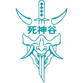 Resim Turkuaz-50 Cm X 31 Cm-jdm Shinigami Vadisi Japon Araba Plakası Oto Kişiselleştirme Aksesuarları Şeytan Çıkartmalar Vini 