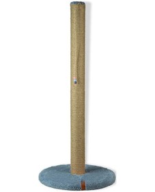 Resim 80 Cm Tırmalama Tahtası Silindir Taban Uzun Catnipli Tırmalama Tahtası Gri 