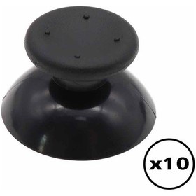 Resim 10 Adet Xbox 360 İçin Analog Başlık Xbox 360 Analog Topuz Xbox 360 Kol Tamiri Yedek Parça Siyah Renk 