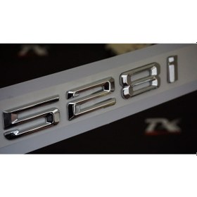 Resim Dk Tuning Bmw 528i Bagaj Krom Metal Yazı Logo Arma 