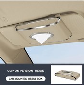 Resim Boatshop1 Askılı Tarzda Bej Yüksek Kaliteli Suni Deri Araba Doku Kutusu Kaymaz Taban Tasarımı Dayanıklı Ve Temizlemesi Kolay 