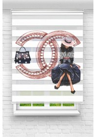 Resim Perdecizade Enxboy Moda Ve Kız2 Dijital Baskılı Zebra Perde-cocuk Odası-stor Perde Renkli 