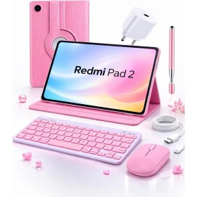 Resim Xiaomi Redmi Pad 2 8gb 256GB 11'' Tablet+Kalem+Kılıf+Klavye+Mouse 
