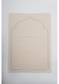 Resim Seccade Naturel Düz Ham Keten Yumuşak Iç Dolgulu 70x115 Sade Ç1 Bej 