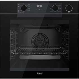 Resim Ferre QEP64CS + RS035 + D100 Steam Plus 75 Serisi 3'Lü Cam Ankastre Set 