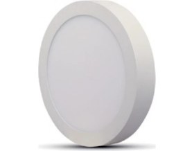 Resim Sezmer Sıva Üstü Yuvarlak 18W Beyaz Renk Yüksek Işık LED Panel Tekli 