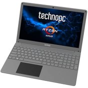 Resim Technopc Worth Campus 15.6 AMD R5 3500U 8GB Ram 240GB SSD 4600mAh Freedos Notebook 