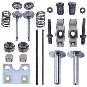 Resim Jeneratör Motor Vana İtme Çubuğu Gx340 Gx390 188f 5kw Kılavuz Plaka Rocker Kol Piv İle Uyumlu 