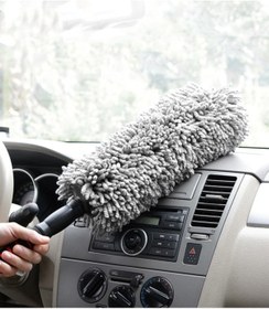 Resim Revix Care Auto Mikrofiber Püsküllü Araba Yıkama Temizleme Fırçası Toz Alma Fırçası 