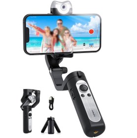 Resim Hohem iSteady VS2s 3 Eksenli Gimbal El Tipi AI Yapay Zeka Görüş Sensörlü Telefon Sabitleyici Stabilizatör 