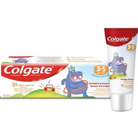 Resim Colgate 3-5 Yaş Portakal Aromalı Florürsüz Çocuk Diş Macunu 60 ml 