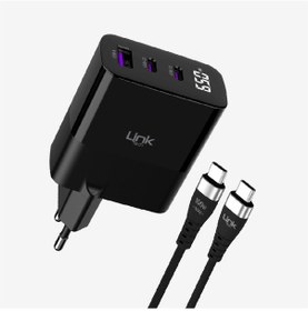 Resim G853 Premium Type-c Cable 65w 3 Ports Super Sı Charger (Şarj Kablosu)-Evet 