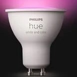 Resim Storemax Hue 4.2W Renkli Akıllı Spot Ampul GU10 Bluetooth Uyumlu, Alexa, ve Assistant ile Sesli Kontrol 