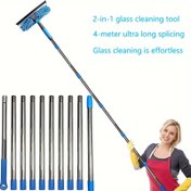 Resim 4 Metre Üstün Uzun Birleşimli Cam Temizleme Aracı - Merdivensiz Kolay Pencere Temizliği 