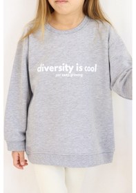 Resim Miababy Diversity Baskılı Unisex Sweatshirt 001 