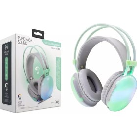 Resim Subzero SW71 Disco Pulse Bluetooth 5.3 Gaming Kulaklık | Rgb Rainbow Işık | Mikrofonlu Oyuncu Kulaklığı 