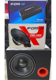 Resim Forx 30cm Bass 1200w Forx 4kanallı Anfi Forx Oval Midrange 