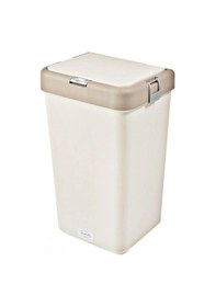 Resim Geseus Motek Tekli 40 Lt Kirli Çamaşır Sepeti+çamaşır Selesi Ikili Set, Çeyiz Seti Kahve+krem Kahverengi - Krem 