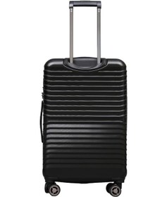 Resim Orta Boy %100 Polikarbon Valiz Siyah 1811 Siyah 