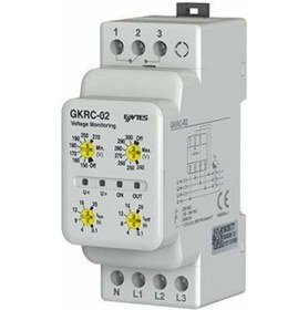 Resim Entes GKRC-02 Gerilim Kontrol Rölesi M3952 