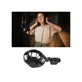 Resim Shineyee Akg C2000/c3000/c4000/c214/c314/c414 Mikrofonları İçin Abs Materyalden Hafif, Sarsıntıları Azaltan, Ses Kalitesini Artıran Basit Kurulumlu Sarsıntı Bağlayıcı 