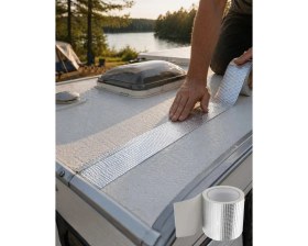 Resim Zenvia 2 Metre Sızdırmaz Bant 96MM Metalik Tamir Bandı Boru Çatlak Onarım Bandı ZNV-HBY3245 