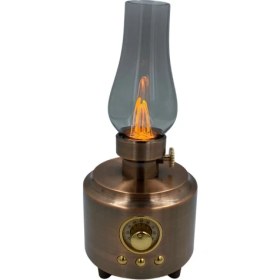 Resim Concord LED Fenerli Nostalji Bluetooth Hoparlör C-210 