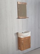 Resim DOĞSAN MOBİLYA Mini 45 Cm X 28 Cm Mdf Banyo Dolabı A. Çam 