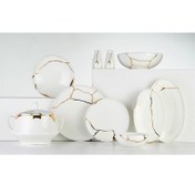 Resim Leggno Chester Premium Gold CHEP1001SET24G 24 Parça Yemek Takımı 