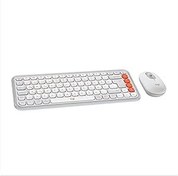 Resim Logitech POP ICON COMBO Kablosuz Klavye ve Mouse Seti, Bluetooth, Konforlu Tasarım, Programlanabilir Tuşlar, Sessiz Tıklamalar, 3 Cihaza Kadar Easy-Switch, Türkçe Q Klavye, Beyaz 