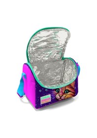 Resim Coral High Pembe Mor Kedi Kız Çocuk Beslenme Çantası Seti Çok Renkli 