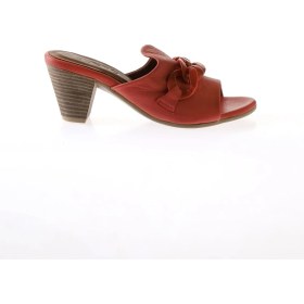 Resim Bueno Shoes Mercan Deri Kadın Topuklu Terlik 