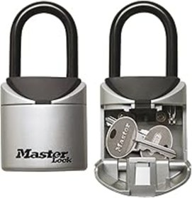 Resim Genel Markalar Master Lock Mini Anahtar Kutusu, Kulplu 13,5 X 7 X 3,2 Cm 