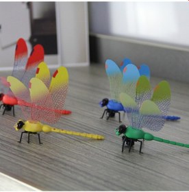 Resim Xindoker 14 Cm Multicolor Pvc Ejderha Simülasyonu Manyetik Buzdolabı Sticker Seti 4 Adet - Ev Dekorasyonu Ve Hediye 