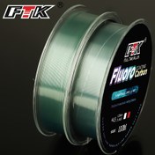 Resim 1 adet FTK 100m Florokarbon Kaplı Naylon Misina, Monofilament Olta Misinası - Güçlü, Hassas ve Aşınmaya Dayanıklı 