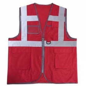 Resim KIG Kocaeli İş Güvenliği Mühendis Tipi Cepli Ve Fermuarlı Ikaz Yeleği 