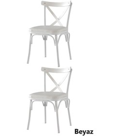 Resim Sweethomemasasandaly 2 Adet Çapraz Bahar Sandalye 