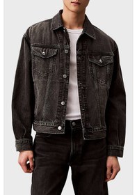 Resim Calvin Klein Erkek Kot Ceket Lv04rb796g Rdd Siyah Siyah 