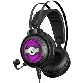 Resim Rampage RM-K30 Thunder RGB Kablolu Kulak Üstü Oyuncu Kulaklığı 